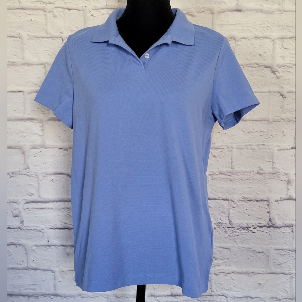 Lands' End Unisex Large Oeko-Tex Breathable Performance Polo
